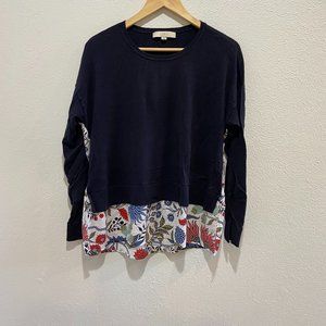 Large Lightweight LOFT Fabric Split Sweater
